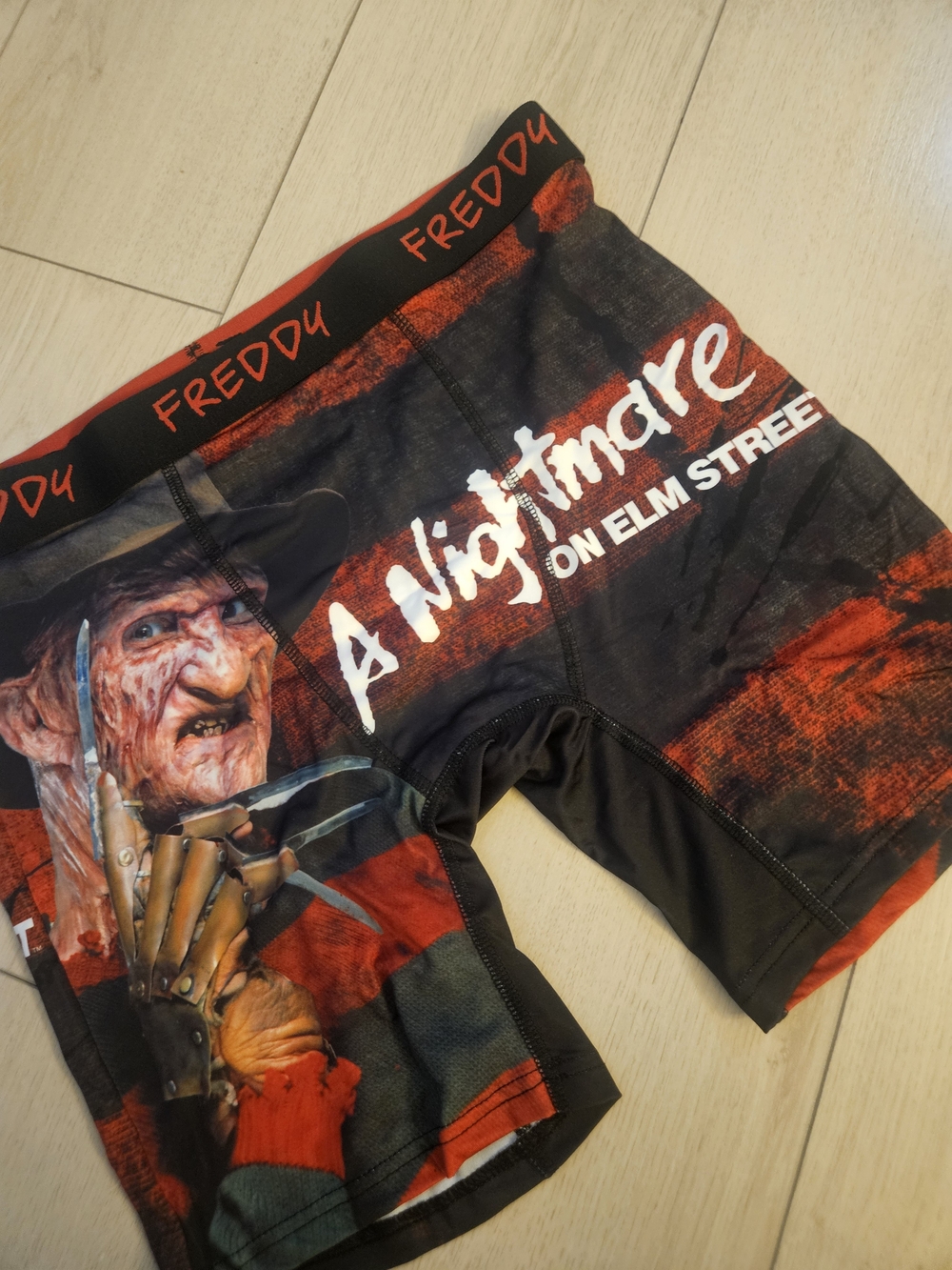Freddy 'A Nightmare on Elm Street' Men's Boxer Briefs in Black & Red
